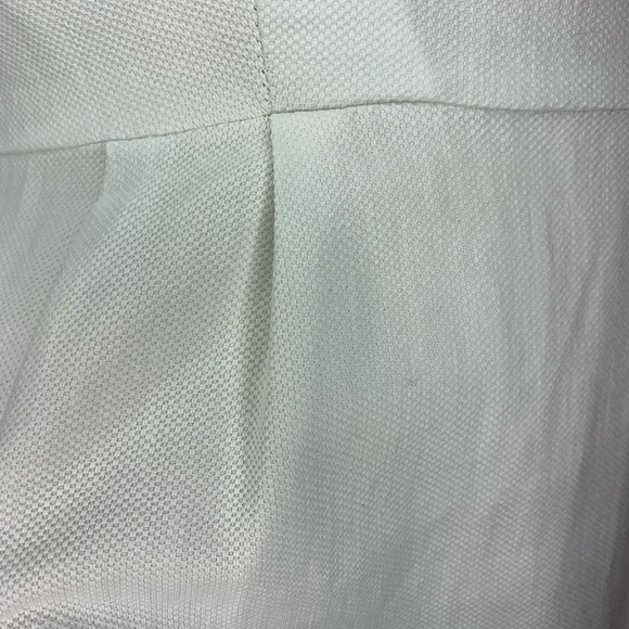 Vintage Linen White Dress - Unmarked - Women’s Size 10 12 - Embroidery Filigree - Picture 4 of 11